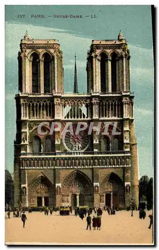 Cartes postales Paris Notre Dame