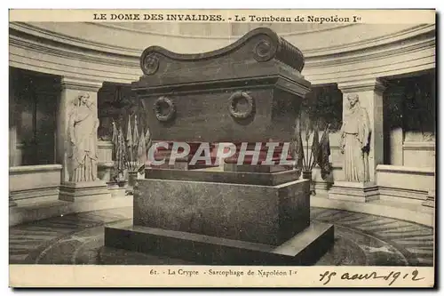 Cartes postales Paris Le Dome Des Invalldes Le Tombeau de Napoleon 1er