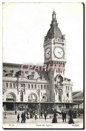 Cartes postales Paris Gare de Lyon