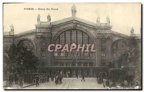 Cartes postales Paris Gare du Nord