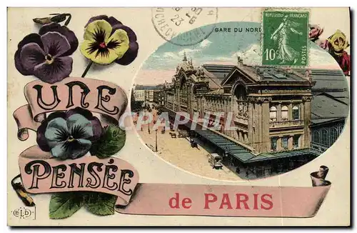 Cartes postales Paris Gare du Nord