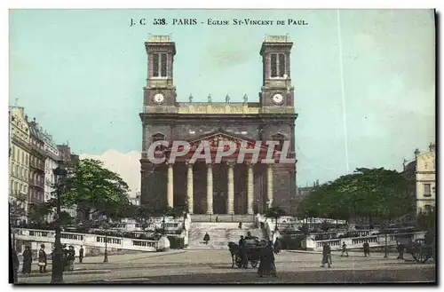 Ansichtskarte AK Paris Eglise St Vincent De Paul