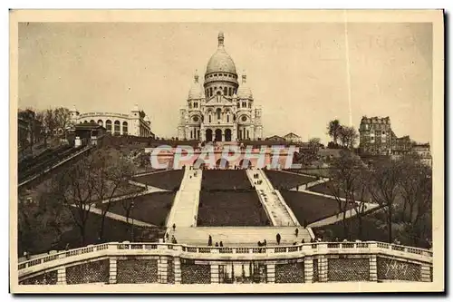 Cartes postales Paris Sacre Coeur Montmartre