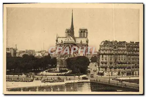 Ansichtskarte AK Paris Notre Dame L abside