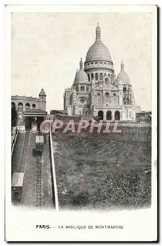 Cartes postales Paris La Basilique De Montmartre