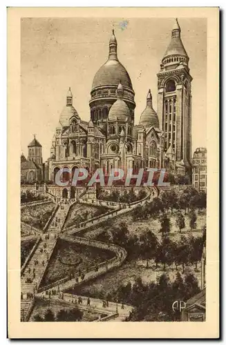 Cartes postales Paris La Basilique De Montmartre