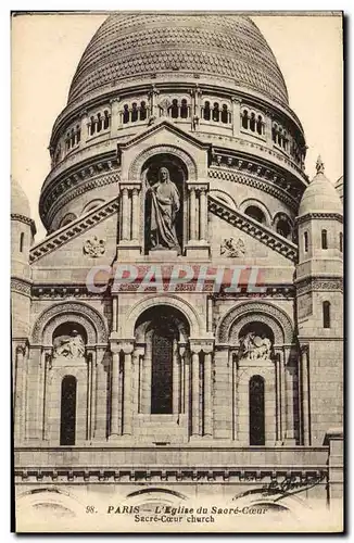 Cartes postales Paris L Eglise du Saore Coeur