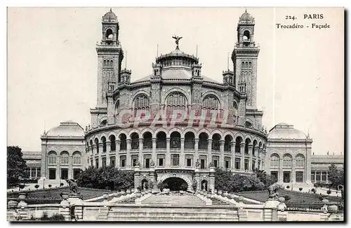 Ansichtskarte AK Paris Le Trocadero Facade