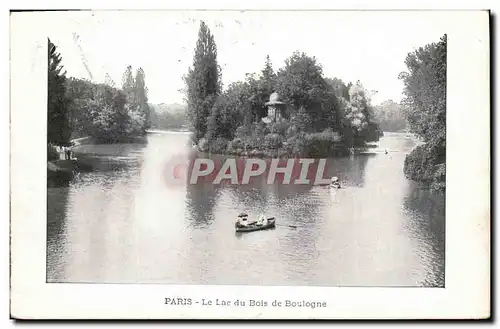 Cartes postales Paris Le Lac du Bois De Boulogne