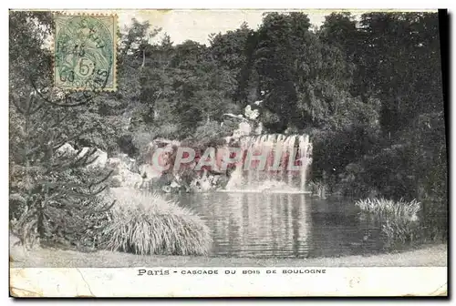 Ansichtskarte AK Paris Cascade Du Bois De Boulogne