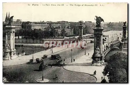 Cartes postales Paris Le Pont Alexandre III