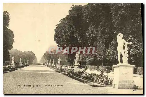 Cartes postales St Cloud Allee de Marnes