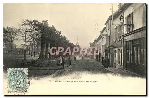 Cartes postales Saint Leu Grande Rue Place Des Ecoles