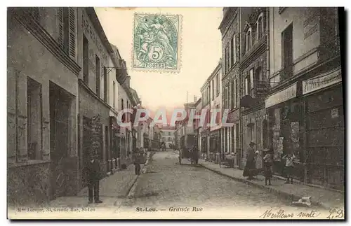 Cartes postales Saint Leu Grande Rue