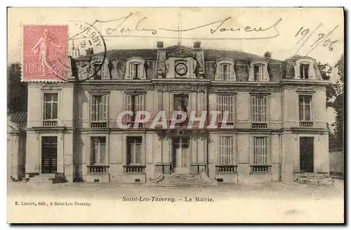 Cartes postales Saint Leu Taverrny La Mairie