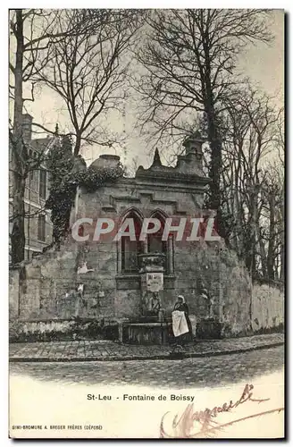 Cartes postales Saint Leu Fontaine de Boissy