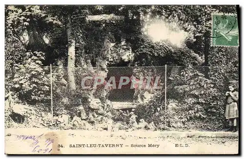 Cartes postales Saint Leu Taverny Source Mery