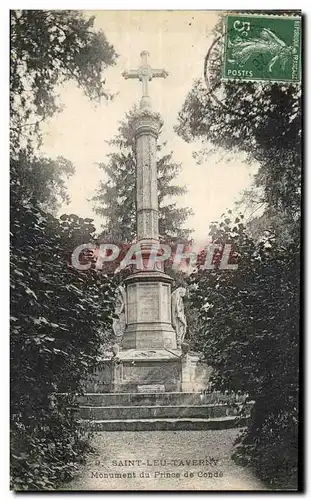 Cartes postales Saint Leu Taverny Monument du Prince de Conde
