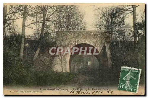Cartes postales Saint Leu Taverny En Foret La Pont du Diable
