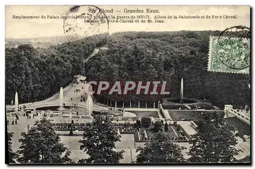 Cartes postales Saint Cloud Grandes Eaux