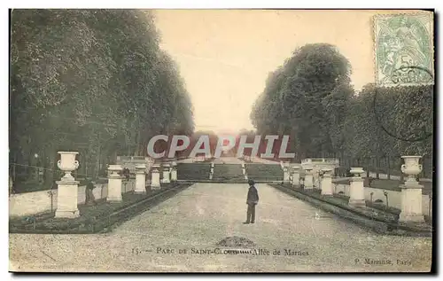 Cartes postales Saint Cloud Parc Allee de Marnes