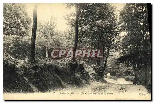 VINTAGE POSTCARD Holy Leu a Crossroads in the Drill