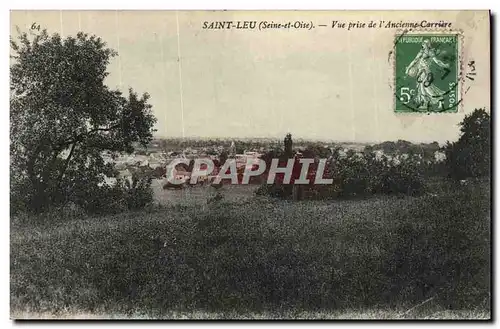 Cartes postales Saint Leu Vue Prise de L Ancienne Carrierere