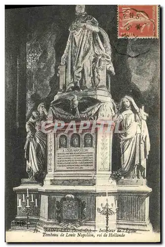 Cartes postales Saint Leu Interieure de L Eglise Tombeau de Louis Napoleon Roi de Hollande