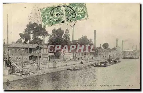 Cartes postales Suresnes Quai de Suresnes