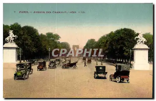 Cartes postales Paris Avenue Des Champs Elysees