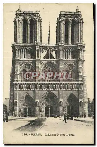 Cartes postales Paris Eglise Notre Dame
