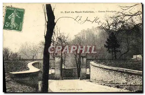 Cartes postales Fort du Mont Valerien Entree Principale Militaria