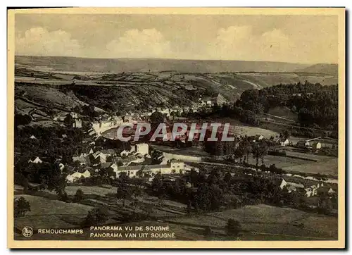 Cartes postales Remouchamps Panorama vu de Sougne
