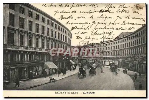 Cartes postales Regent Street London