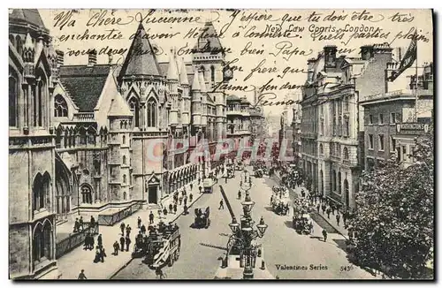 Cartes postales New law courts London