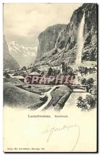 Cartes postales Lauterbrunnen Staubbach