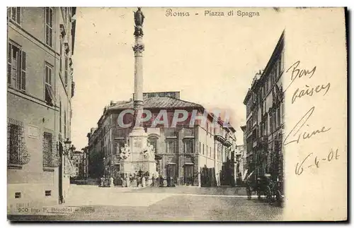 Cartes postales Roma Piazza di Spagna