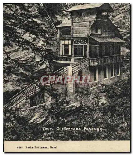 Ansichtskarte AK Chur Quelienhous Passugg