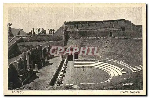 Ansichtskarte AK Pompei Teatro Tragico