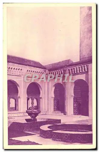 Ansichtskarte AK Tlemcen Cour de la grande mosquee