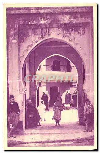 Cartes postales Tlemcen Entree d un foudouk