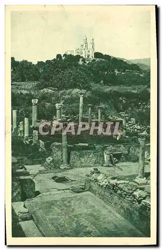 Cartes postales Hippone Mosaique et basilique Saint Augustin