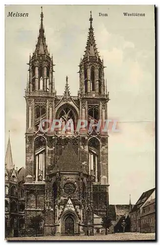 Cartes postales Meissen Dom Westturme