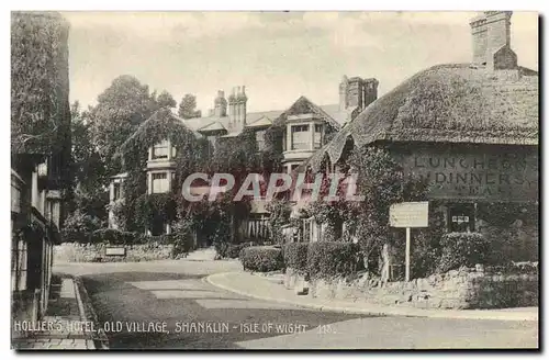 Cartes postales Shanklin Hollier s Hotel Old Village Isle of Wight