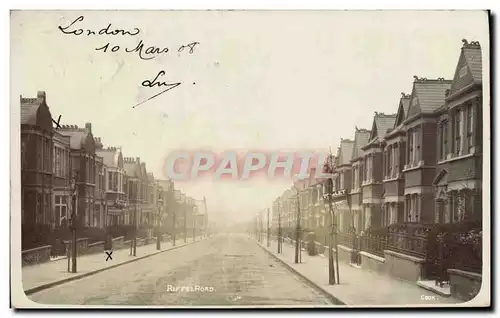 CARTE PHOTO London RiffelRoad 1908