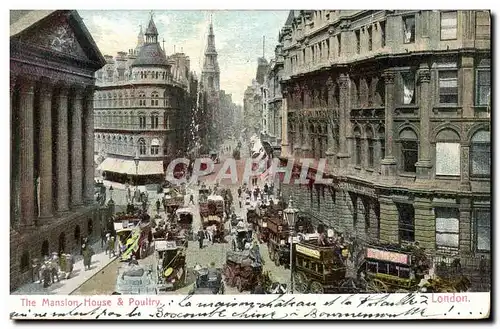 Cartes postales The Mansion House Poultry London