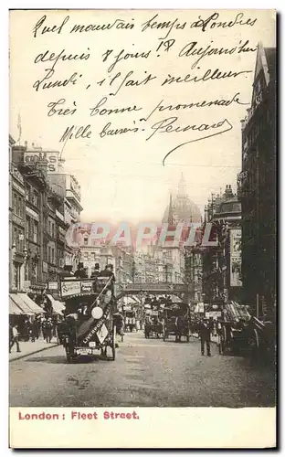 Cartes postales London Fleet Street