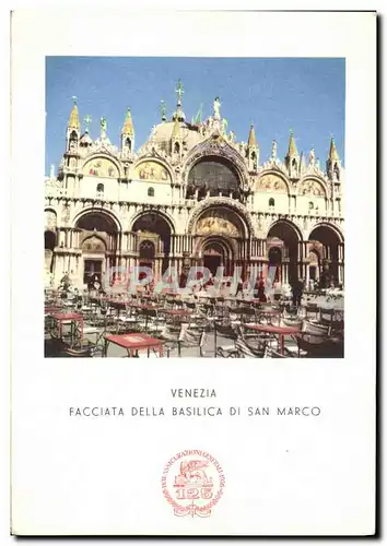 Ansichtskarte AK Venezia Facciata Della Basilica Di San Marco