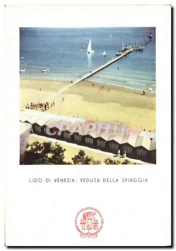 Cartes postales Venezia Veduta Della Spiaggia