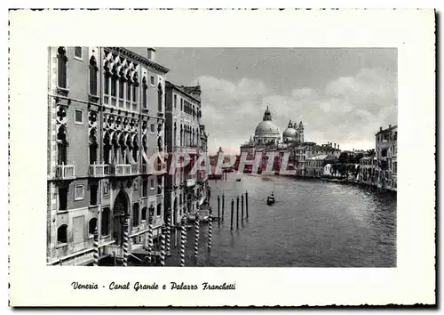 Ansichtskarte AK Venezia Canal Grande e Palazzo Franchetti